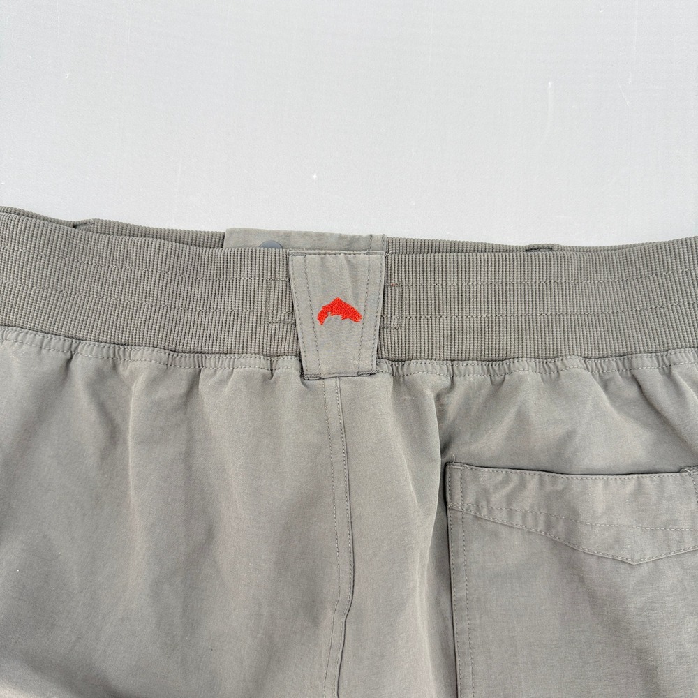 Simms Drifter Fishing Products Womens Gray Stretch Fishing Hiking Shorts XL - Picture 7 of 12